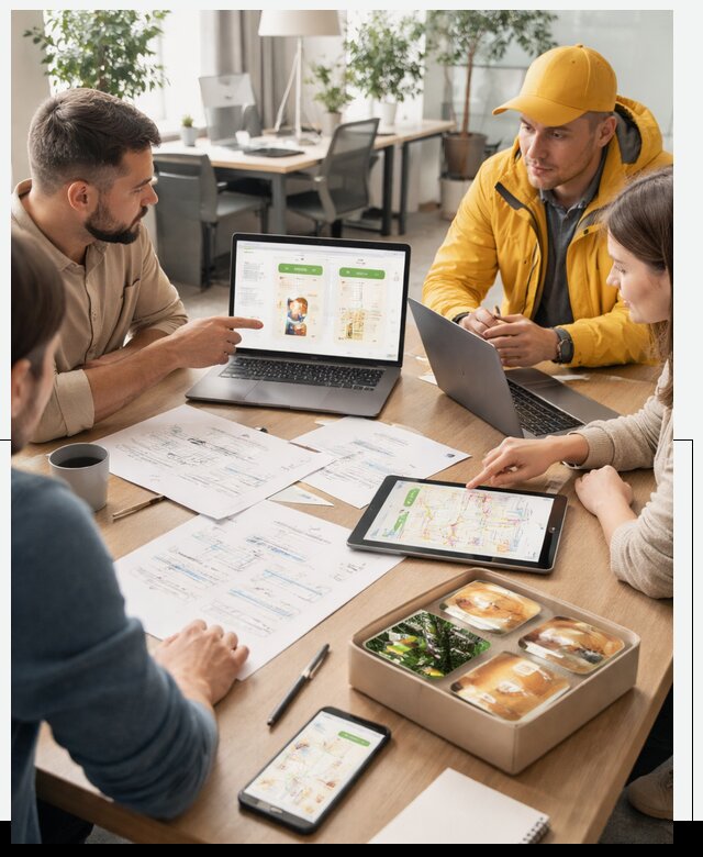 Разработка агрегатора доставки еды в Мысках от 15215 р., АвикейМси