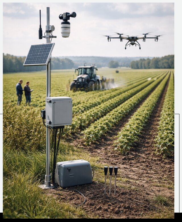 Разработка IoT мониторинга полей в Мысках от 8622 р. | АвикейМси